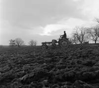 Traktor na ulici, Poltár (1959)