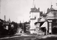 Vodoliečebný ústav vpravo, Vysoké Tatry (1906)