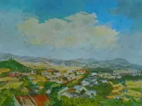 Celkový pohľad na mesto, Michalovce (1938)