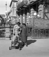 Hlavná ulica a hotel Schalk, Košice (1939)