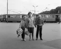 Pred hlavnou stanicou, Bratislava (1965)