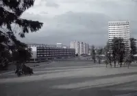 Námestie slobody a hotel Lux, Banská Bystrica (1973)