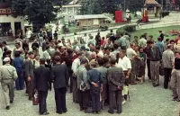 Pohľad na Tatranskú Lomnicu, Vysoké Tatry (1956)