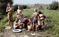Breh rieky Ipeľ pri meste, Poltár (1960)