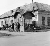 Križovatka Trhovej a Hlavnej ulice, Fiľakovo (1960)