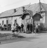 Križovatka Trhovej a Hlavnej ulice, Fiľakovo (1960)