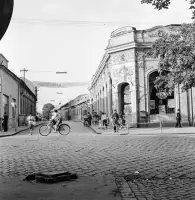 Križovatka ulíc T. G. Masaryka a Železničná, Lučenec (1960)