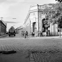 Križovatka ulíc T. G. Masaryka a Železničná, Lučenec (1960)