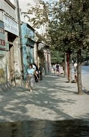 Ulica T. G. Masaryka s pohľadom na Kubínyiho námestie, Lučenec (1961)