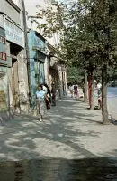 Ulica T. G. Masaryka s pohľadom na Kubínyiho námestie, Lučenec (1961)