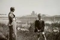 Dunajský breh a most Márie Valérie, Štúrovo (1941)