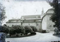 Záhrada biskupského paláca a veža Katedrály sv. Martina, Spišské Podhradie (1914)