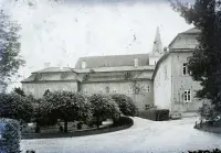 Záhrada biskupského paláca a veža Katedrály sv. Martina, Spišské Podhradie (1914)