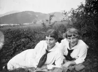 Barakový vojenský lazaret s ošetrovateľkami, Ružomberok (1915)