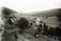Pohľad na obec od východu, Donovaly (1931)