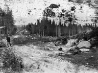 Vysoké Tatry v pozadí, Gerlachov (1906)