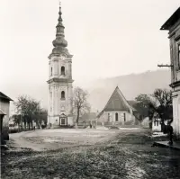 Reformovaný kostol a zvonica, Plešivec (1940)