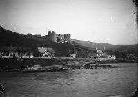 Východná časť hradu pohľadom z Rakúska, Devín, Bratislava (1919)