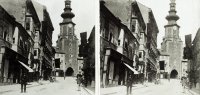 Michalská ulica smerom k Michalskej bráne, Prievoz, Bratislava (1900)