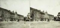 Štefánikova ulica, roh Grasalkovičovho paláca, Bratislava (1900)