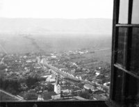 Pohľad na obec z Krásnohorského hradu, Krásnohorské Podhradie (1939)