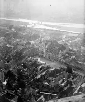 Pohľad z hradu na mesto, Trenčín (1923)
