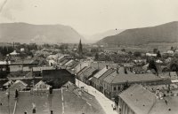 Pohľad z Mestskej veže na námestie, Rožňava (1939)