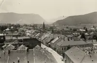 Pohľad z Mestskej veže na námestie, Rožňava (1939)