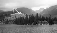 Skokanský mostík na Štrbskom Plese, Štrba (1968)