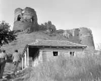 Petőfiho chata pod hradom Šomoška, Šiatorská Bukovinka (1966)