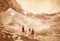 Dlhé pleso vo Velickej doline, Vysoké Tatry (1873)