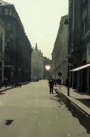 Klobučnícka ulica a Primaciálny palác, Bratislava (1956)
