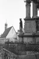 Trojičné námestie, súsošie Trojice a kostol sv. Kataríny, Banská Štiavnica (1966)