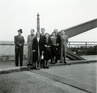 Most cez rameno Malého Dunaja k Alžbetinmu ostrovu, Komárno (1940)