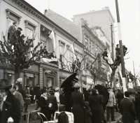 Príchod maďarských vojsk na Hlavnú ulicu 11. novembra 1938, Košice (1938)