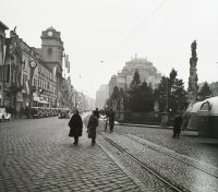 Hlavné námestie pri vstupe maďarských vojsk, 11. novembra 1938, Košice (1938)