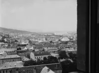 Pohľad z hradu na severovýchod, Bratislava (1958)