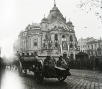 Hlavné námestie, vstup maďarských vojsk 11. novembra 1938, Košice (1938)