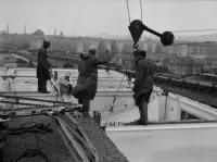Stavba na Kukučínovej ulici, v pozadí Bratislava-Filiálka (1967)