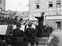 Koncert Budapeštianskeho zboru pred radnicou, Komárno (1943)