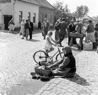 Trh na Trhovej ulici, Fiľakovo (1960)