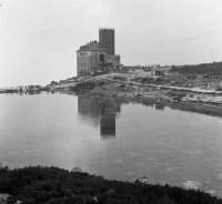 Skalnaté pleso a dolná stanica lanovky na Lomnický štít, Vysoké Tatry (1965)