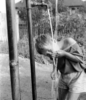 Minerálny prameň na Farskej lúke, Fiľakovo (1960)