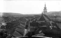 Pohľad na mesto z piaristického kostola, Podolínec (1903)