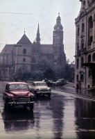 Hlavné námestie, Štátne divadlo a Dóm sv. Alžbety, Košice (1959)