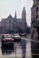 Hlavné námestie, Štátne divadlo a Dóm sv. Alžbety, Košice (1959)