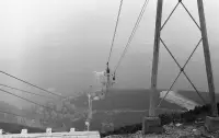 Lanovka z Tatranskej Lomnice na Skalnaté pleso, Vysoké Tatry (1977)