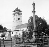 Strážna veža a morový stĺp, Rožňava (1938)
