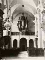 Kláštorská ulica a Starý minoritský kostol, Levoča (1930)