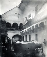 Nádvorie domu na Zimnej ulici, dnes Galéria umelcov Spiša, Spišská Nová Ves (1922)